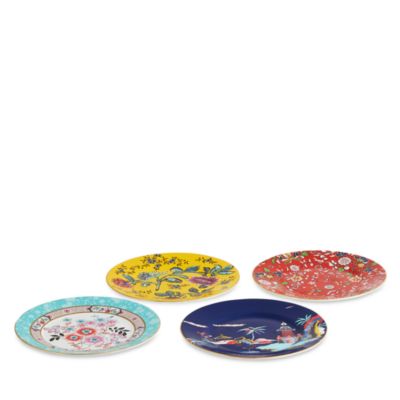 Wonderlust Plates, Set of 4