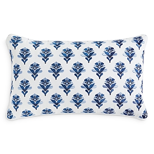 Sky Embroidered Foulard Decorative Pillow, 14 X 24 - 100% Exclusive In Navy