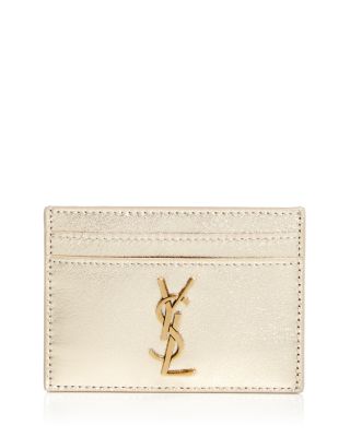 Saint Laurent - Monogram Leather Card Case