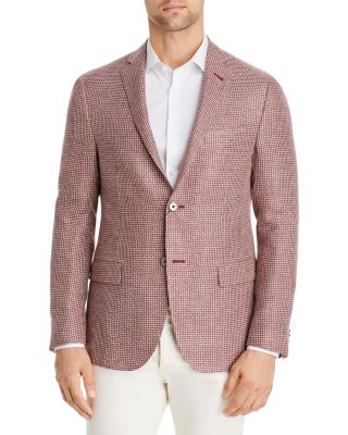 Corneliani - Crosshatch Weave Linen Blend Regular Fit Sport Coat