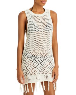 Surf Gypsy Crochet Swim Cover-Up Dress | Bloomingdale's Women
