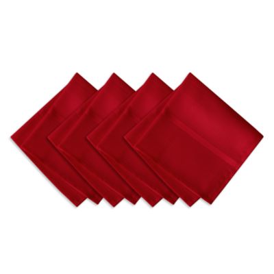 Elrene Home Fashions - Elegance Plaid Damask Napkins, Set of 4