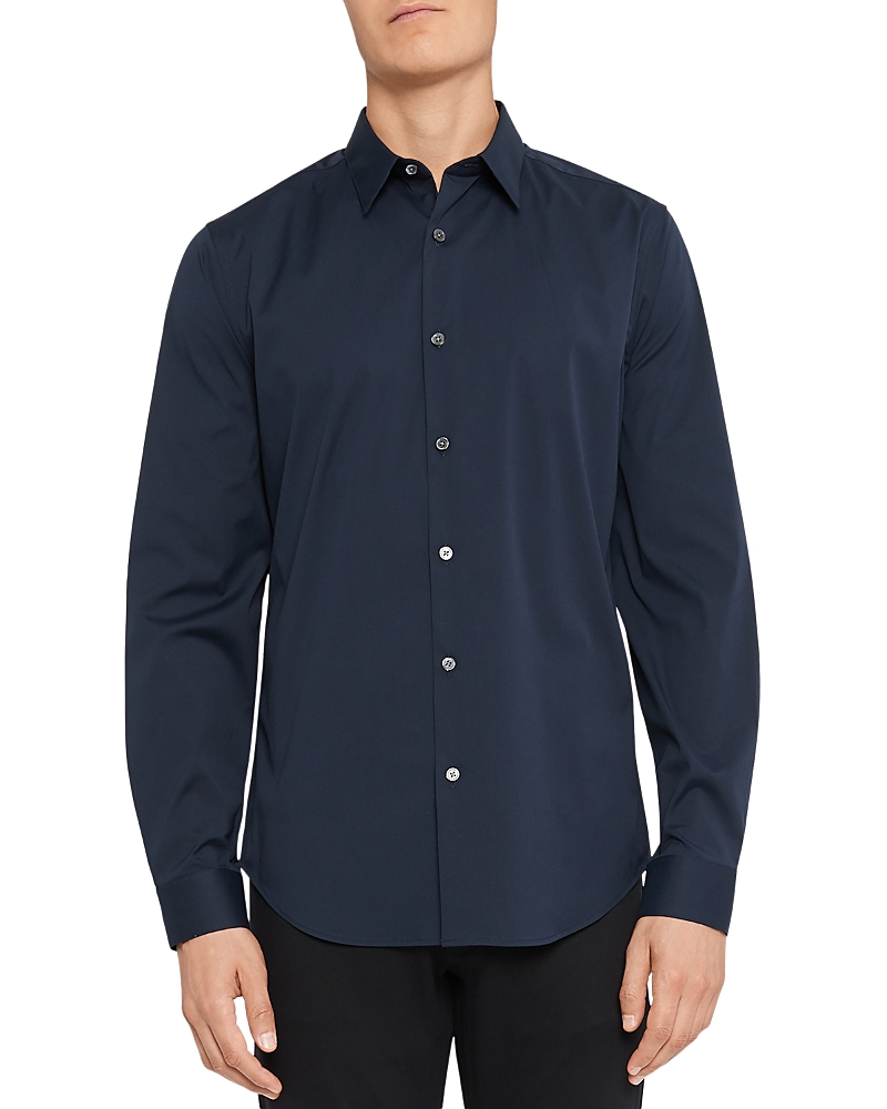 Theory Sylvain Button Down in Wealth