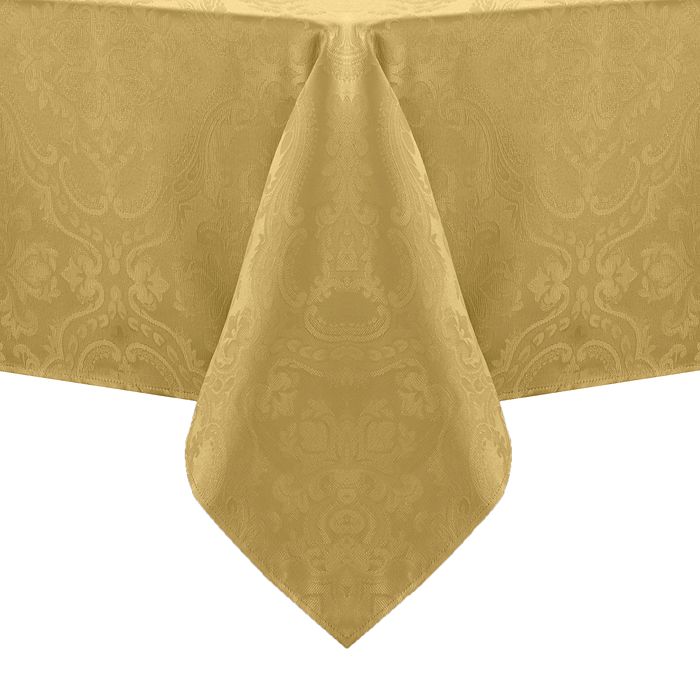 Shop Elrene Home Fashions Elrene Caiden Elegance Damask Oblong Tablecloth, 60 X 144 In Gold