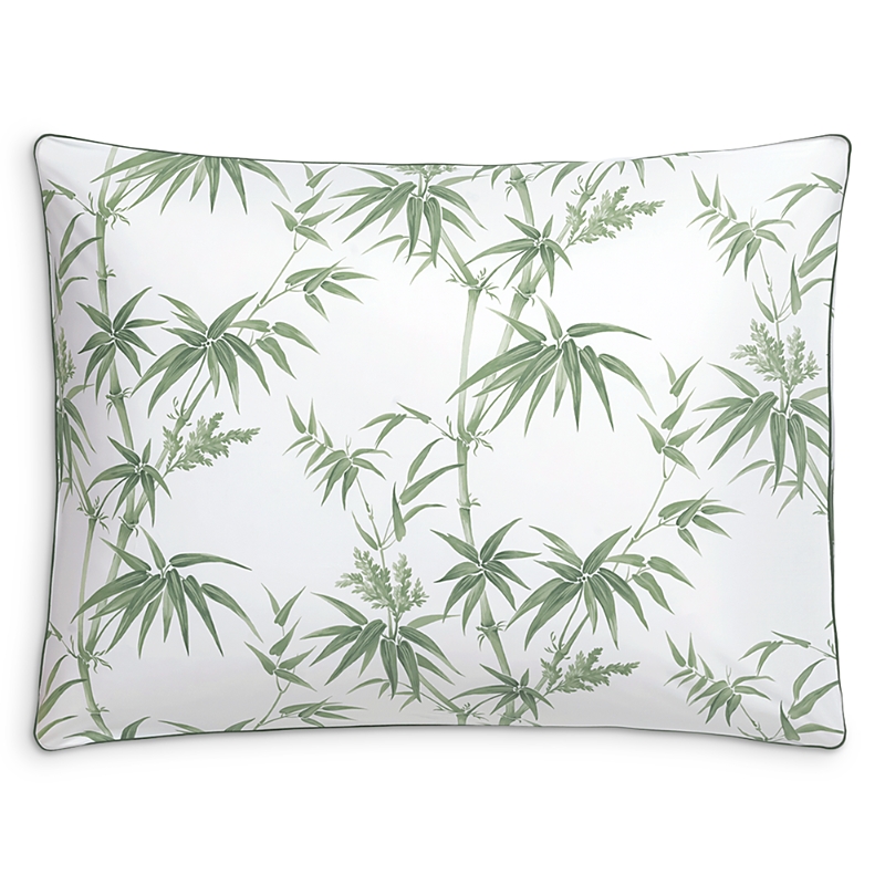 Matouk Dominique Standard Sham In Green