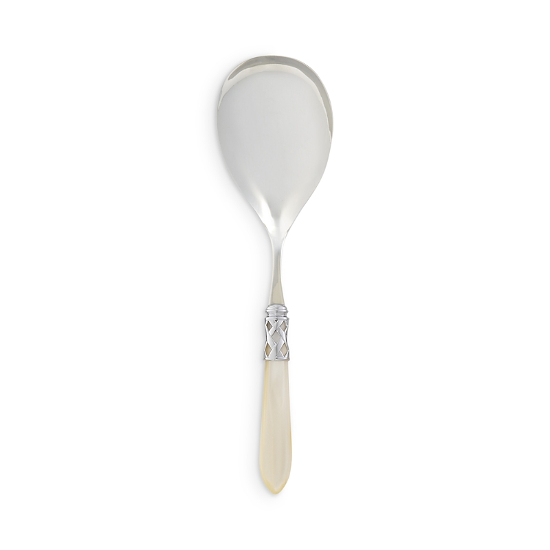 Vietri Aladdin Brilliant Serving Spoon In Beige