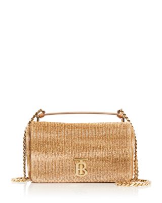 Burberry スモール LOLA ショルダーバッグ Burberry Blue Quilted Leather Small Lola Flap Shoulder Bag