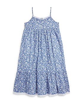 Ralph Lauren - Girls' Floral Cotton Batiste Maxi Dress - Big Kid