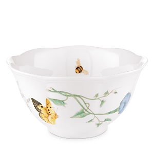 Shop Lenox Butterfly Meadow Rice Bowl In White