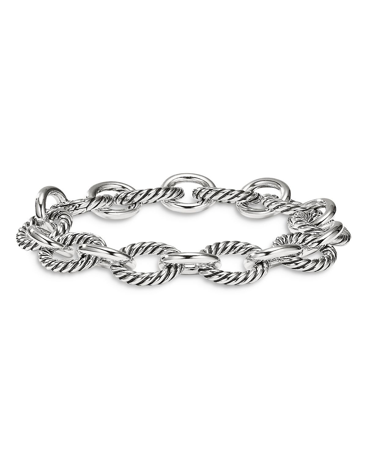 David Yurman Sterling Silver Chain Link Bracelet