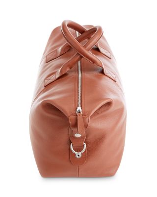 Leather Overnighter Duffel Bag 