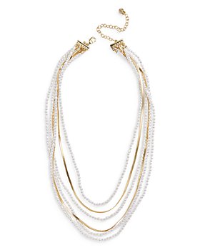 BAUBLEBAR - Iman Mixed Strand Necklace, 20"