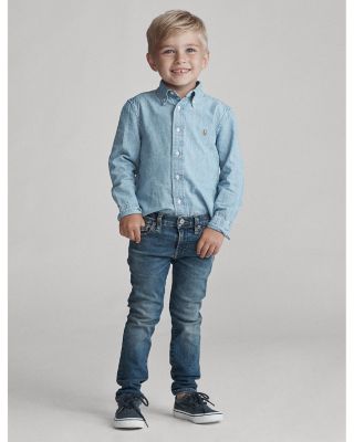 Boys' Chambray Button-Down Shirt - Little Kid
