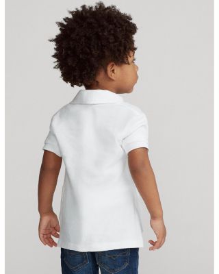 Boys' Solid Mesh Polo Shirt - Little Kid