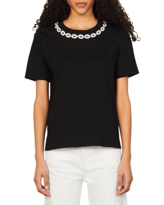 Sandro - Merlin Embellished Tee