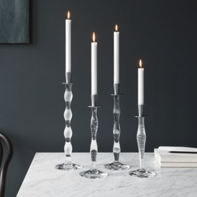 Celeste Stripes Candlestick
