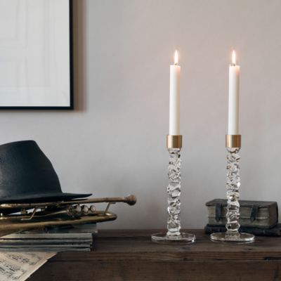 Carat Candlesticks, Set of 2