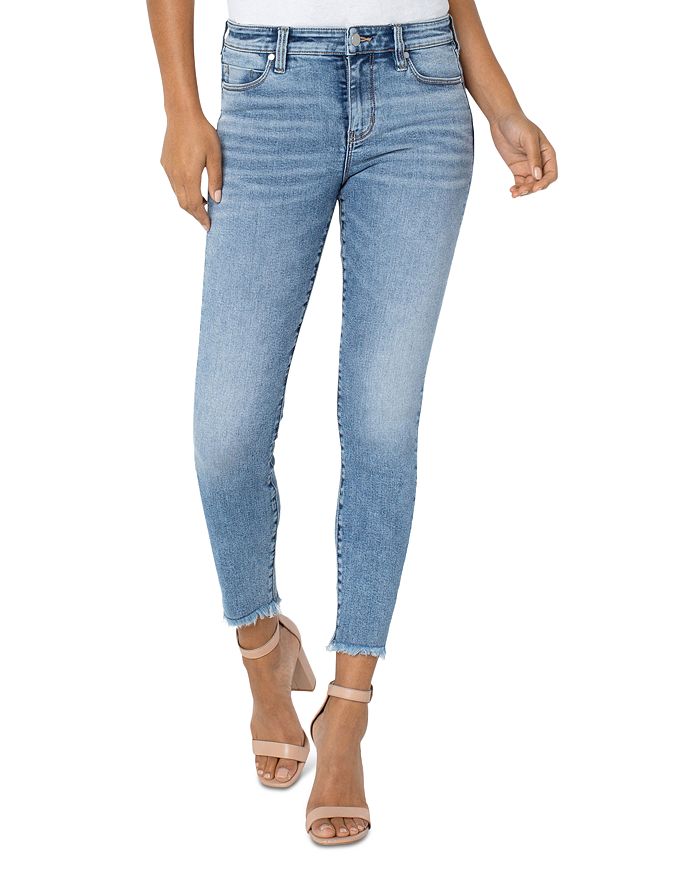 Liverpool Los Angeles Abby Crop Skinny Jeans in Emmet | Bloomingdale's