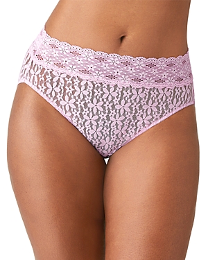 Wacoal Halo Lace High-cut Briefs In Fragrant Lilac