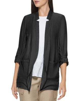 DKNY - Ruched Sleeve Blazer