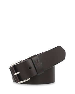 ALLSAINTS MEN'S RAMSKULL LEATHER BELT