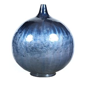 Shop Moe's Home Collection Abaco Vase In Blue