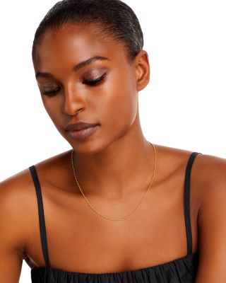 18K Yellow Gold Ball Chain, 16"