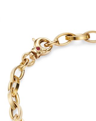 18K Yellow Gold Chain Bracelet