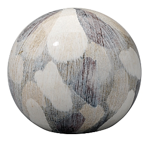 Shop Jamie Young Painted Sphere In Cream