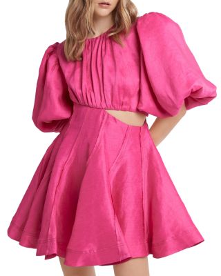 Aje - Admiration Asymmetric Mini Dress