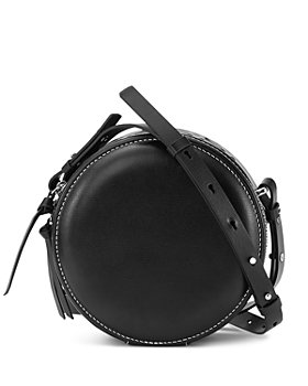 GANNI - Banner Roll Recycled Leather Circle Bag