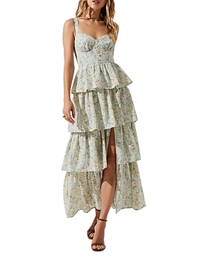 Midsummer Tiered Floral Print Dress