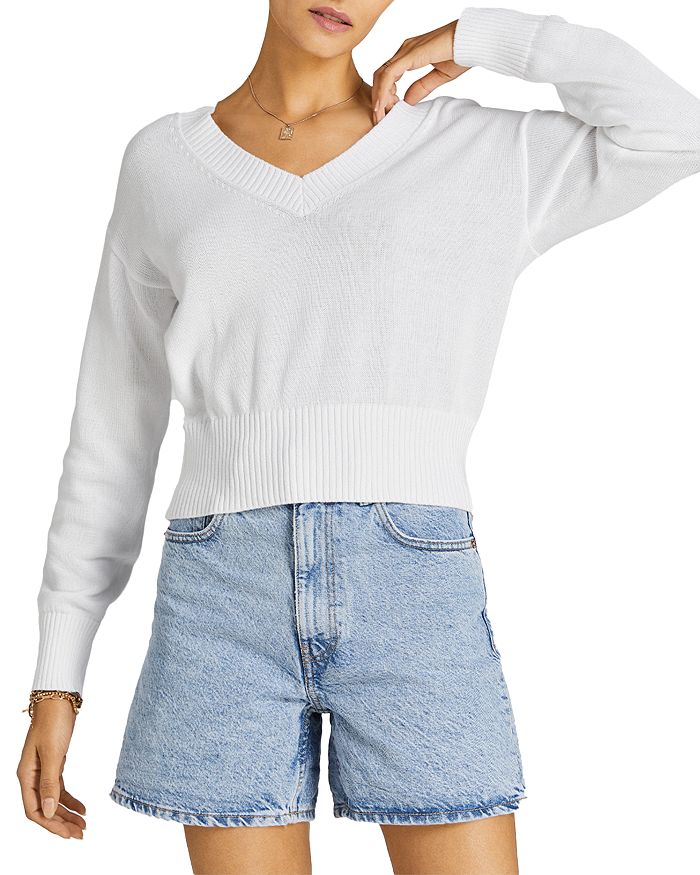 Relaxed v clearance neck sweater
