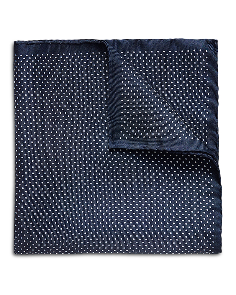 Eton Silk Polka Dot Pocket Square Eton Silk Polka Dot Pocket Square