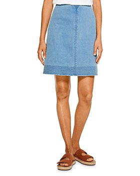 NIC+ZOE - Stitched Trim Denim Skirt