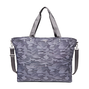 Baggallini Extra Large Carryall Bag In Dark Gray Camo Print