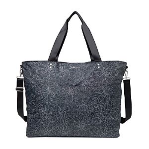 Baggallini Extra-large Carryall Tote In Midnight Blossom Print