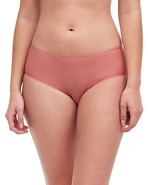 Chantelle Soft Stretch Seamless Regular Rise Hipster Briefs In Peach Deli