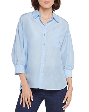 NYDJ ZOEY BUTTON UP BLOUSE