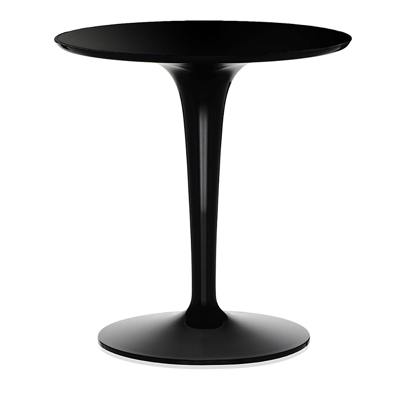 Kartell Tip Top Table In Solid Black