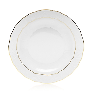 Herend Golden Edge Dessert Plate In White/gold