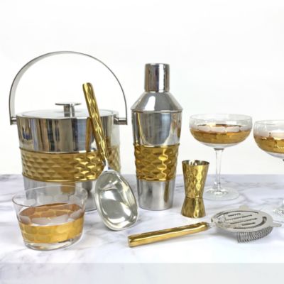 Truro Gold &amp; Platinum Glass Drinkware