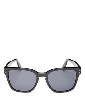 Ferragamo Salvatore Square Sunglasses, 55mm In Black/gray