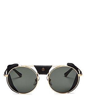 Persol - Men's Polarized Round Sunglasses, 52mm