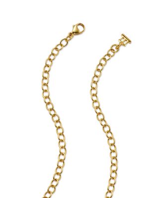 Temple St. Clair 18K Gold Extra Small Oval Chain, 18''