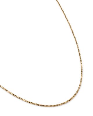 Bird Cage Link Chain Necklace in 14K Yellow Gold, 20" 