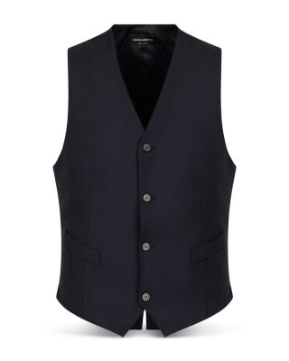 Brushed Wool Suit Vest