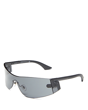 Versace Men's Rimless Shield Sunglasses, 142mm