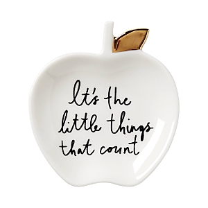 Shop Kate Spade New York A Charmed Life Apple Ring Dish In White