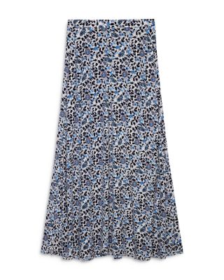 スカート ZADIG & VOLTAIRE Woman Skirt Multicolor WWSK01578 404 Zadig & Voltaire - Ivory, Purple, & Blue Multi Color Print